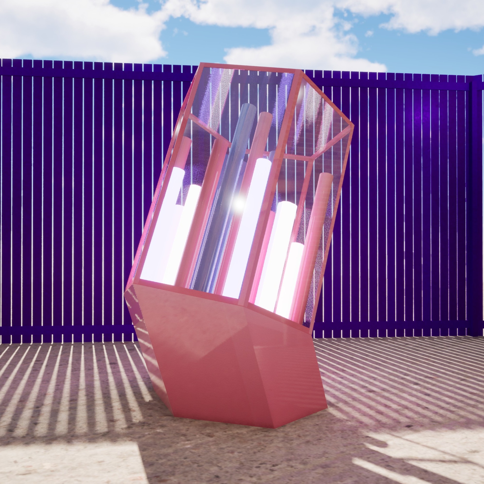 Pillars of Hope and Light sculpture concept